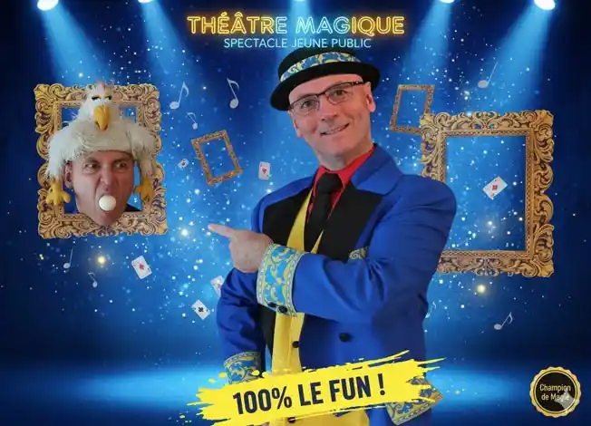 Spectacle de magie et robotique pour enfants 4 à 12 ans au Québec